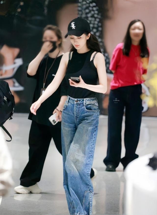杨幂健身照